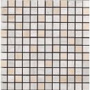 Travertini Polished 1X1 Mosaic Floor and Wall Tile 12X12 Grigio/Cream (1 Piece) 